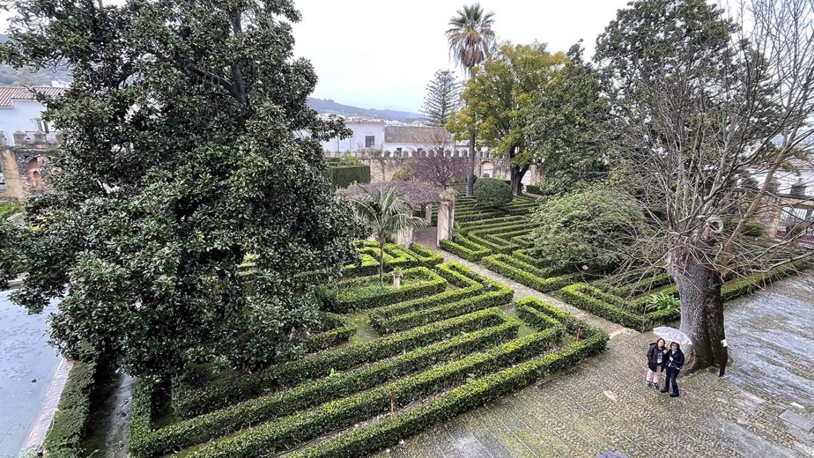 Webcam Jardines Palacio de los Ribera, en Bornos (Cádiz)