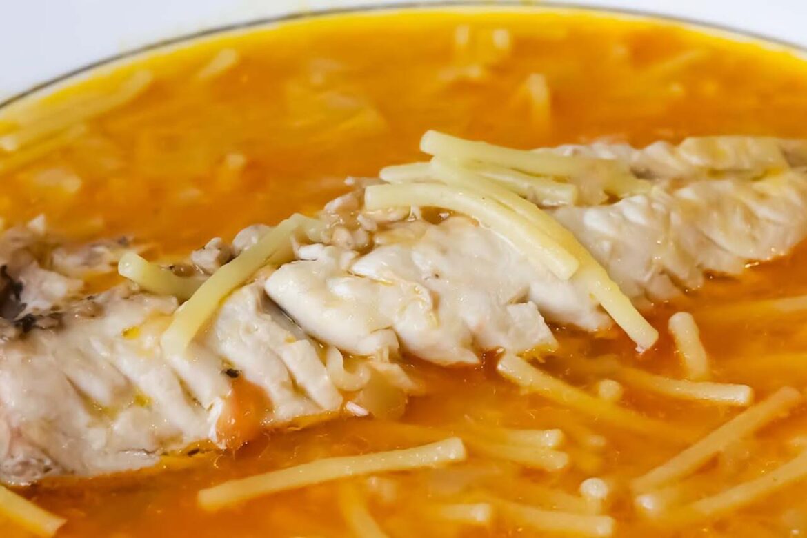 Receta de fideos con caballas