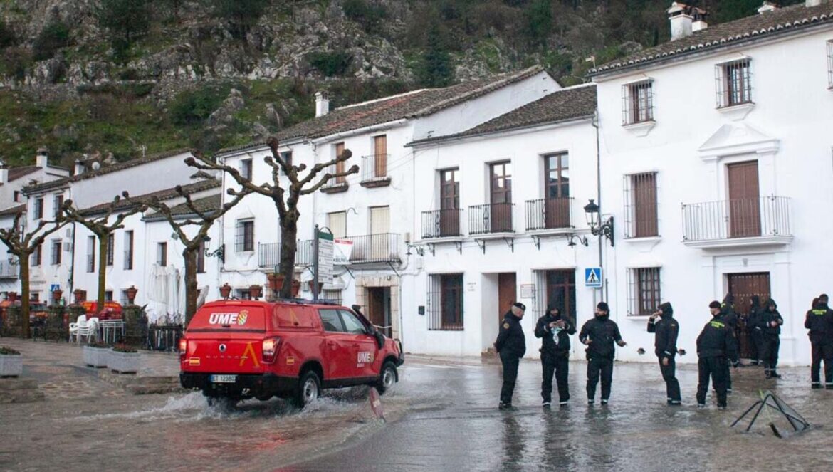lluvia en Grazalema