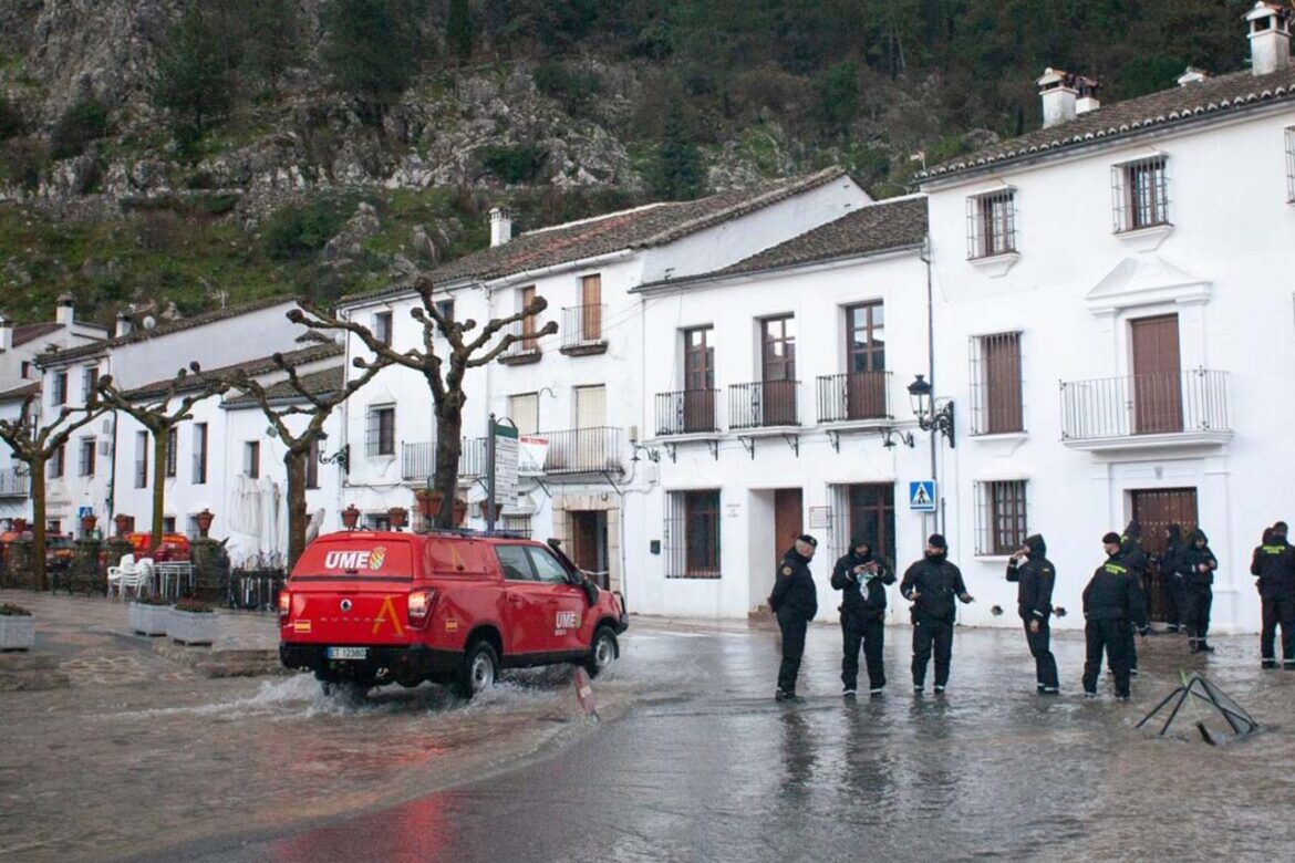 lluvia en Grazalema