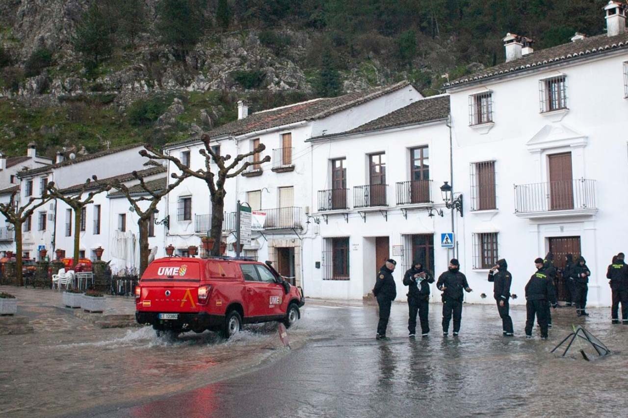 lluvia en Grazalema