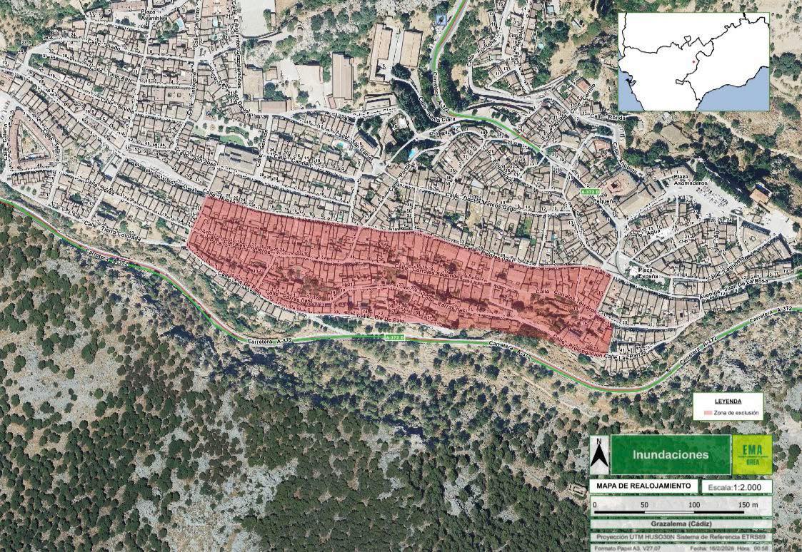 Casas desalojadas Grazalema