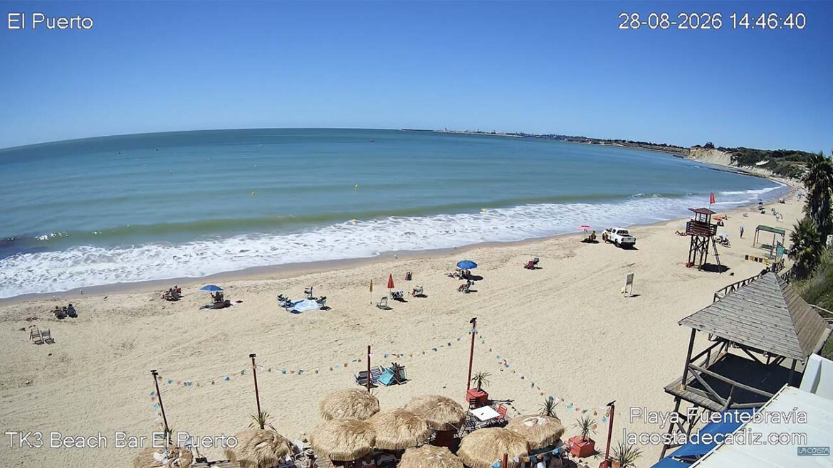webcam playa de Fuentebravía